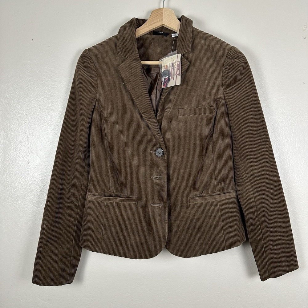 BDG Urban Outfitters Women's S Blazer Brown Corduroy Jacket Bohemian NEW